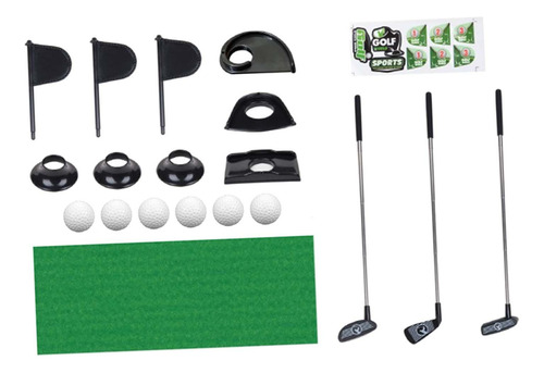 Kids Toy Golf Club Juego Con Flag Practice Golf Con Soporte