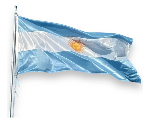 Bandera Argentina De Flameo 140x224cms * Oficial * Reforzada