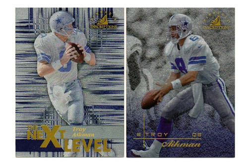 1997 Inscriptions Challenge Collection Troy Aikman ( 2 ) Set