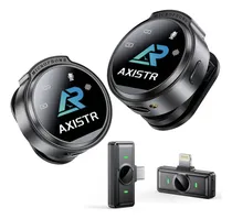 Comprar Axistr Lavalier Wireless Micrófono Magnético For iPhone\u002FAndroid\u002FPC\u002FiPad Terminal 30 m Long Alcance 70dbdsp One Touch Cancelation of Ruido OmnidirectionalBattery De Largareverberation Estéreo, Mini