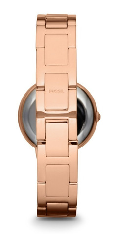 Imagen 5 de 9 de Reloj Dama Fossil Es3284 Color Oro Rosado De Acero