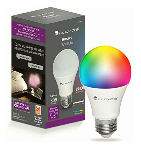 Foco Inteligente Wifi, Multicolor Rgb