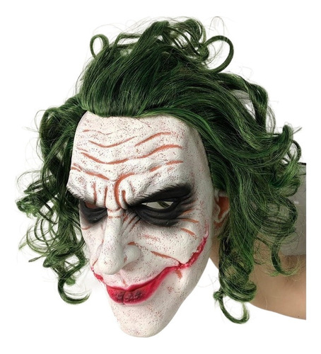 Z Máscara De Halloween Disfraz De Payaso De Látex Joker