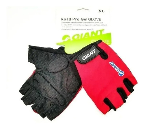 Guantes Medio Dedo Bici / Moto Gel-protec Cortos Giant