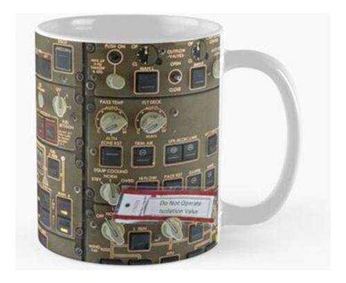 Taza Cabina De Panel Superior Del Boeing 747 Calidad Premium