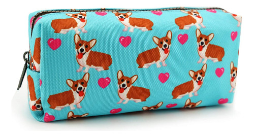 Lparkin Kawaii Corgi Dogs Gran Capacidad Gadget Lindo De De