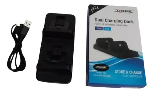 Base Cargador Joystick Ps4 Dobe Dual Charging Dock Tp4-002