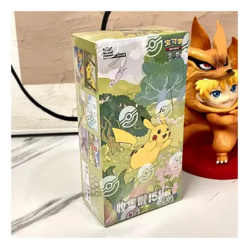 Box Chinês Original Pokemon Tcg: 151 Journey - Slim Booster