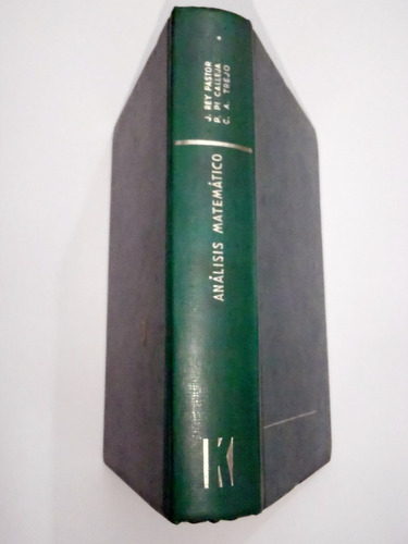 1963 Libro Analisis Matematico Algebraico Ecuaciones Pastor