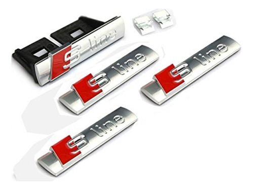 Acessorios Emblemas Audi S Line A1 A3 A4 A5 A7 A8 Q3 Q5 Q7