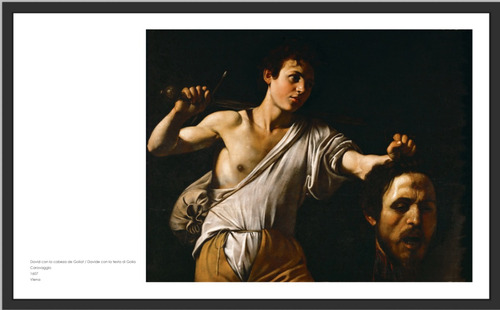 Caravaggio - David Con Cabeza De Goliat (viena) -  55x 89 Cm