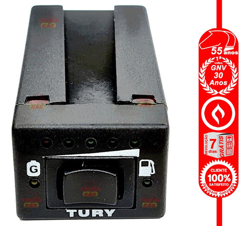 Imagem 4 de 6 de Caixa Comutadora Tury Gas T1000 So Caixinha Kit Igt Sgv Euro