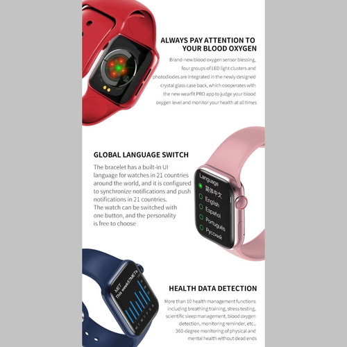 Imagen 6 de 8 de Smart Watch Reloj Inteligente Hw12 Plus Original Fralugio