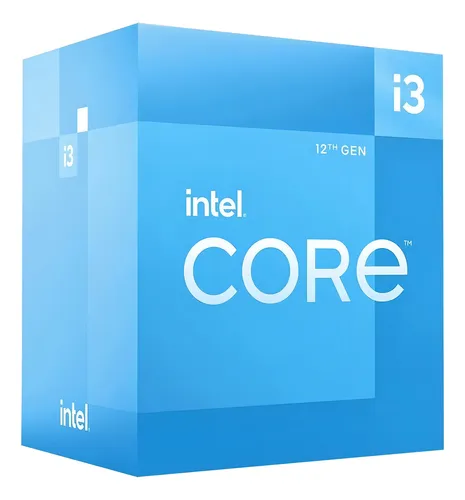 Processador Intel Core i3-12100 3.30GHZ 12MB DDR4/5 FCLGA1700 BX8...