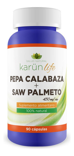 Pepa De Calabaza + Saw Palmeto 90 Cápsulas 450 Mg