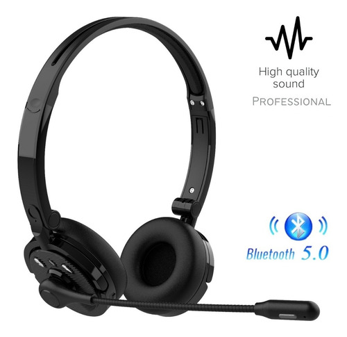 Auricular C/micrófono Inalámbrico Bluetooth V5.0
