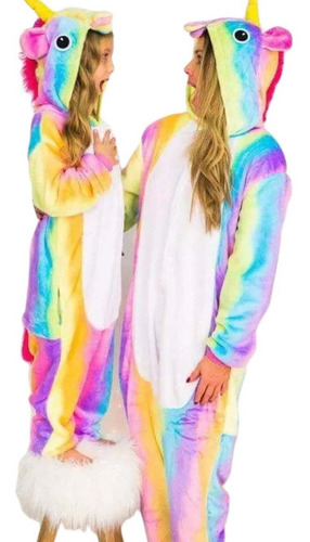 Pijama De Unicornio Multicolor Para Adolescentes Y Adultos
