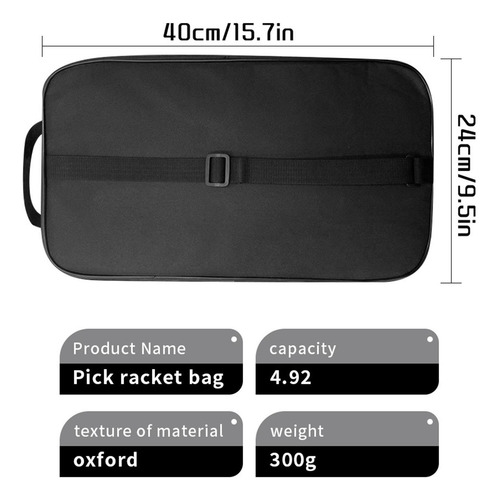 Bolsa De Paleta De Pickleball Bolsa De Raqueta De Pickleball