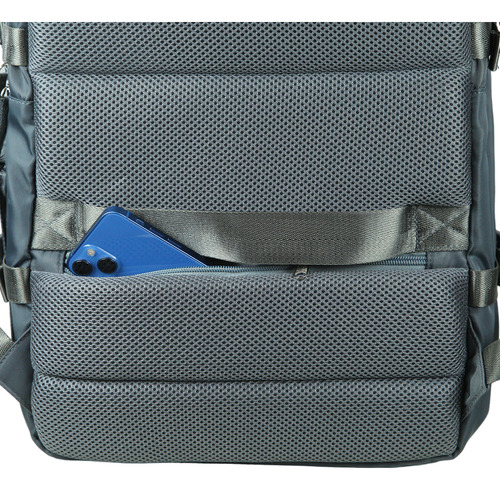 Mochila Para Viagens Trip Em Poliéster 290d Ntk Cor Cinza