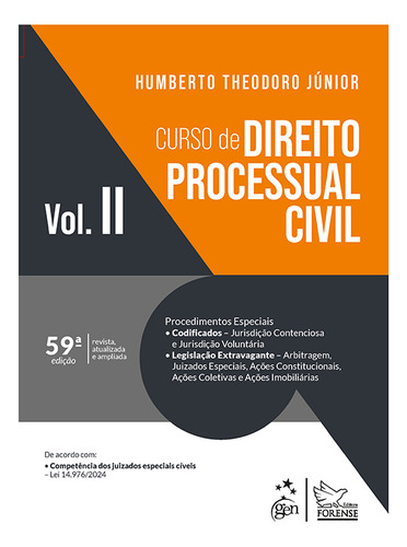 Curso De Direito Processual Civil - Vol. 2 - Humberto Theodoro