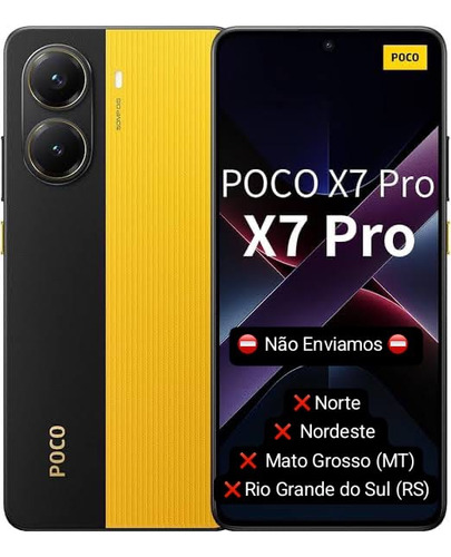 Xiaomi Poco X7 Pro 5g Dual Sim 512 Gb Global 12 Gb Ram + Nfc Amarelo