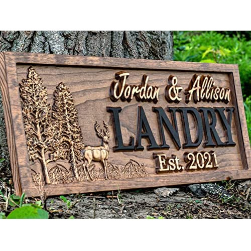 Decoración Exterior | Letrero De Madera Personalizado ...