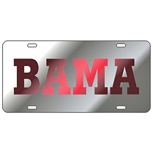 Espejo  Bama  De Alabama Crimson Tide, Placa De Matríc...