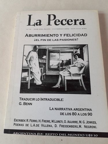 Revista La Pecera Nº 11.  Aburrimiento Y Felicidad