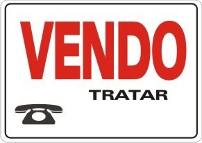 Placa Vendo Tratar Para Imovel Alta Durabilidade Sol Chuva