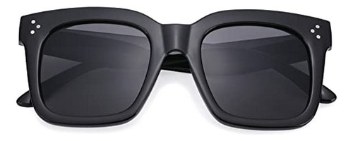 Lentes De Sol - Bouryo Retro Oversized Square Sunglasses For