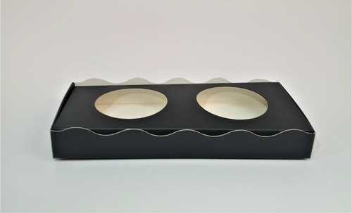 Imagen 5 de 6 de Bandeja X2 Vasos Take Away Delivery Rojo Negro (x50u) 008r/n