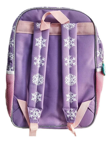 Mochila Princesas 16 Pulgadas Espalda Ls&d Violeta Claro Liso