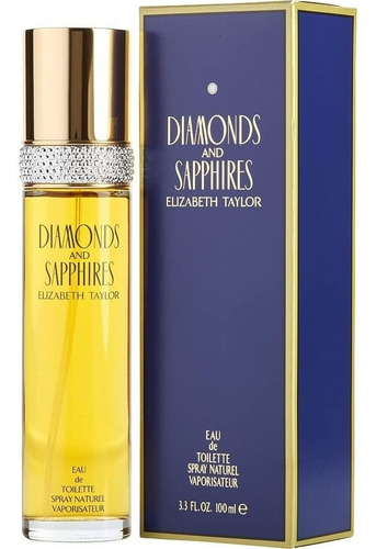 Dam Perfume Elizabeth T Diamond & Saphire 100ml Edt Original