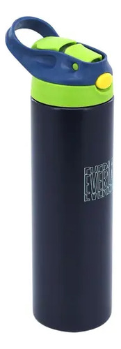 Botella Everlast 600 Ml Deportiva Modelo 18479 Azul