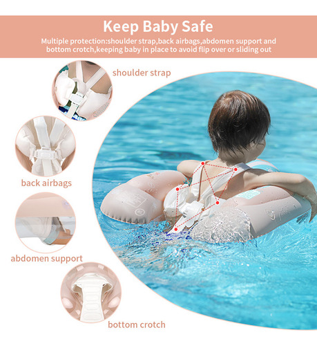 Flotador De Natación Para Bebés Con Toldo Para El Sol L / Xl