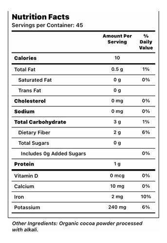 Simple Truth Organic Dutched Cocoa Unsweetened 227 G