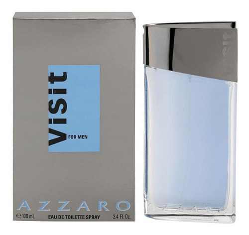 Perfume Azzaro Visit 100ml Men Edt 100% Original 