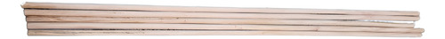 Baston Cortinero Madera Cedro Soporte Palos Barnizado 1 Pz Tamaño 2 Metros Cedro Natural Barnizado