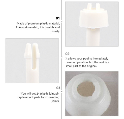 Conector De Fijación Universal Para Piscina De Verano, 20 Pi
