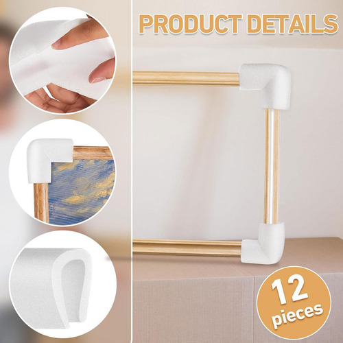 12 Uds. Esquinas Protectoras De Espuma, Protección De