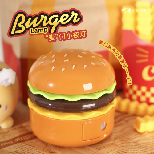 Burger Light Para El Aprendizaje De Los Niños Con Sacapuntas