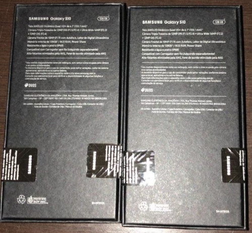 Smartphone Samsung Galaxy S10 128gb Branco Sm-g973f
