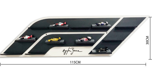 Expositor Colecionáveis Miniaturas Formula1 Senna 1:43 Easy