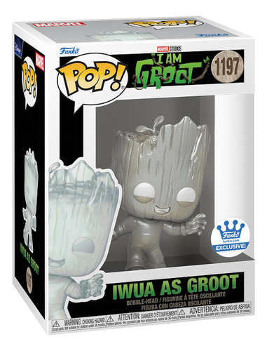 Funko Pop Marvel: Yo Soy Groot - Iwua Con Groot
