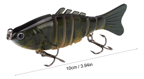 Juego De Señuelos De Pesca Swimbait, Con Múltiples Articulac