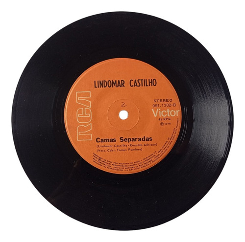 Vinilo Single De Lindomar Castilho Camas Separadas(c19-i215 (Usado)