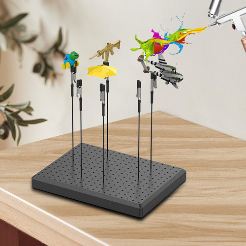 L Soporte De Base De Soporte De Pintura Y Juego De Pinzas De
