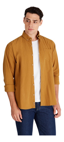 Camisa Macowens Sport Lisa Camel Hombre 42204035