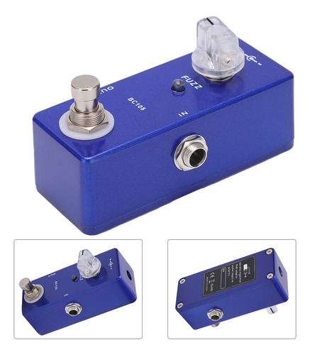 Mini Pedal De Efeito Metal Fuzz Effect True Bypass Musical