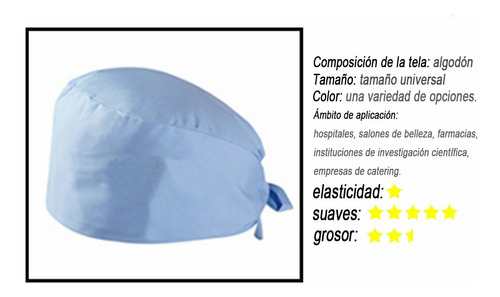 Imagen 3 de 5 de Gorro Médico Quirúrgico